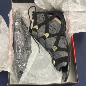 Guess Black Gladiator Sandals